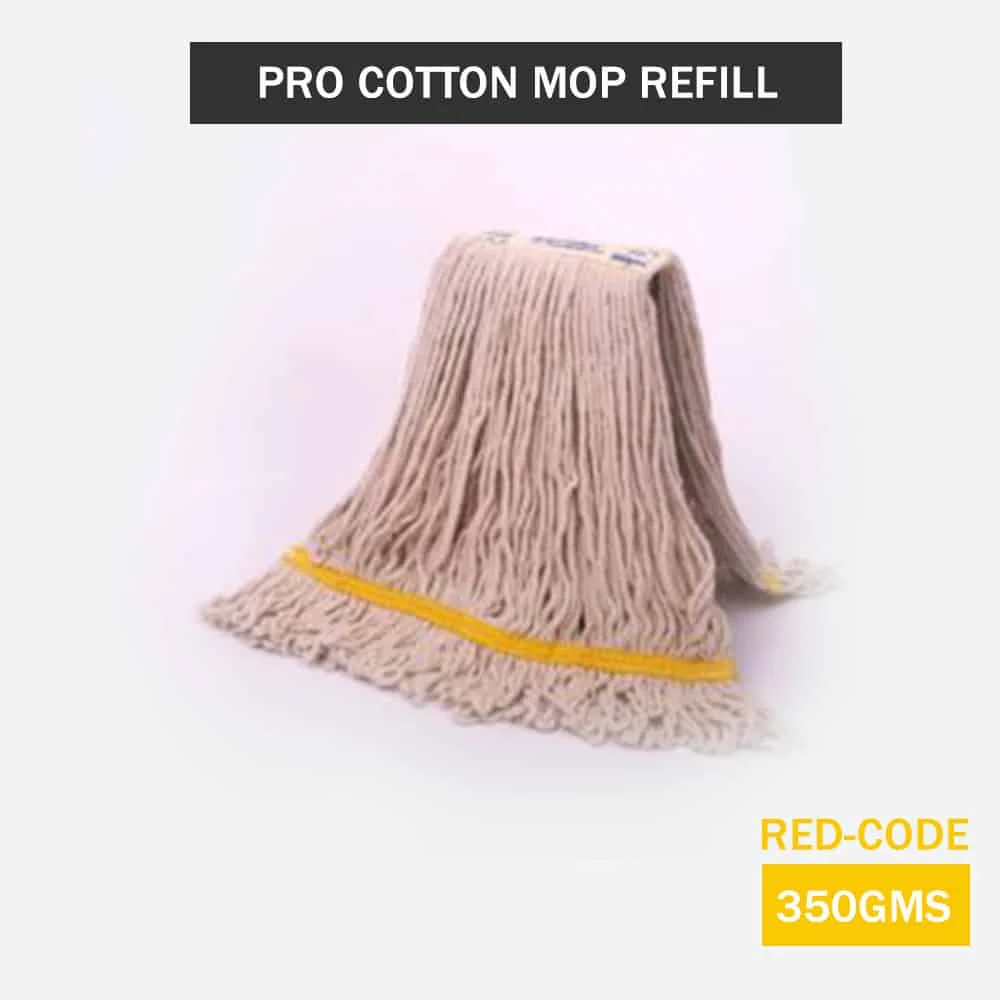 Springmop Pro Cotton Mop Refills - 350gms, Yellow Code