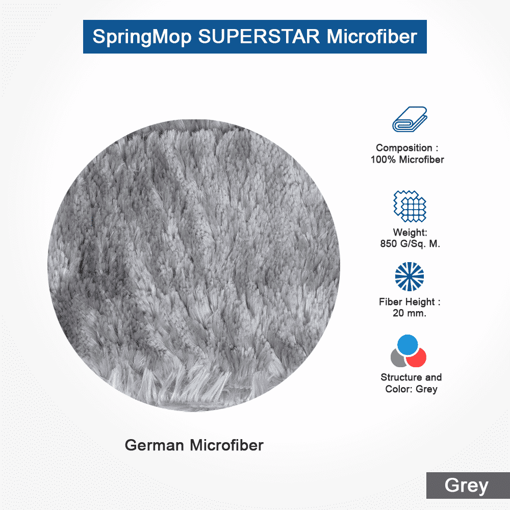 Lobby Microfiber Grey by SpringMop