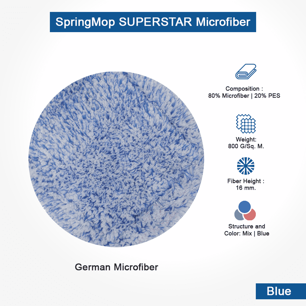 Superstar Microfiber Blue by SpringMop